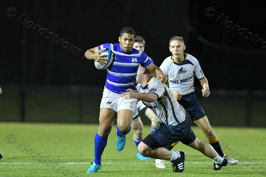 Wheaton Men\'s Rugby vs Mass Maritime.  Photo by Keith Nordstrom
